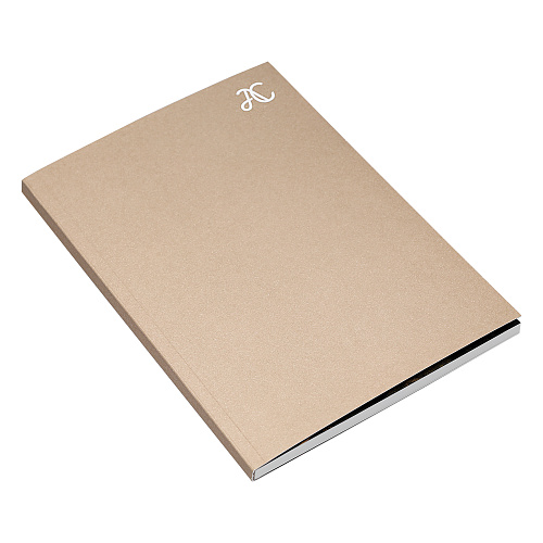 Блокнот еженедельник недатированный, А5, 58 страниц, бежевый