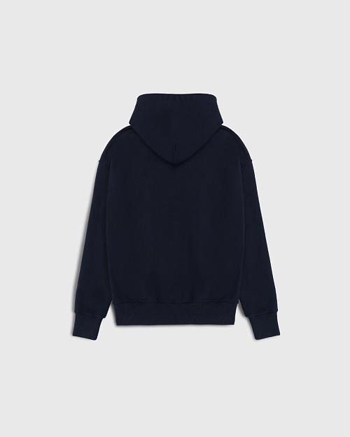 Худи Unisex из 100% хлопка, синий