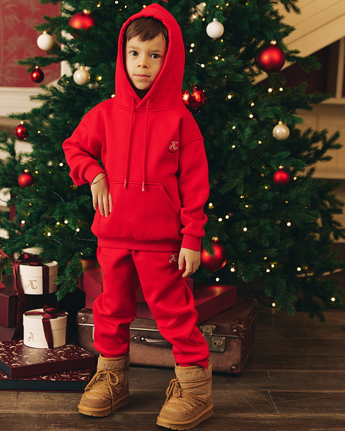 Детские джоггеры Unisex, красный