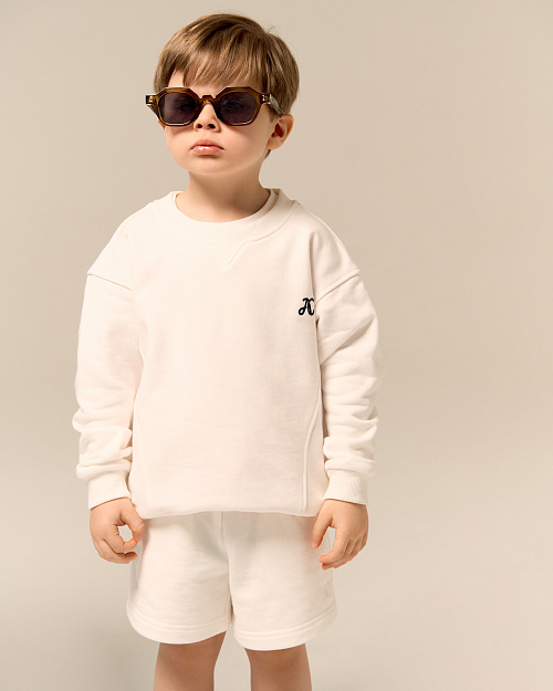 Детский свитшот Unisex, белый