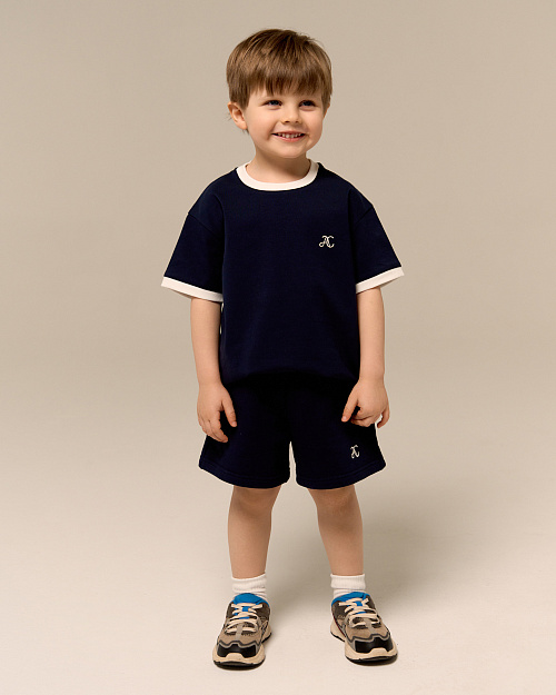 Детская футболка Unisex с принтом, синий