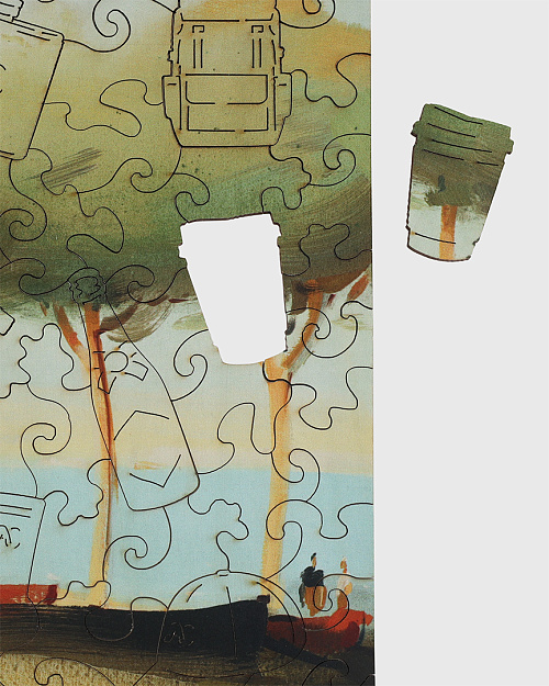 Пазл-головоломка с подставкой, Abrau Club x Алексей Ланцев