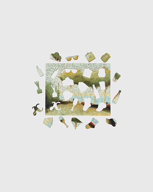 Пазл-головоломка с подставкой, Abrau Club x Алексей Ланцев