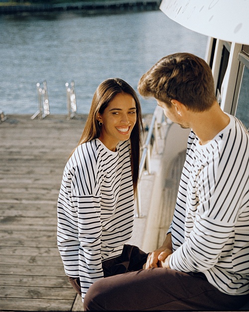 Тельняшка Unisex, темно-синий