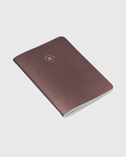 Нелинованный блокнот A6, 40 страниц, винный