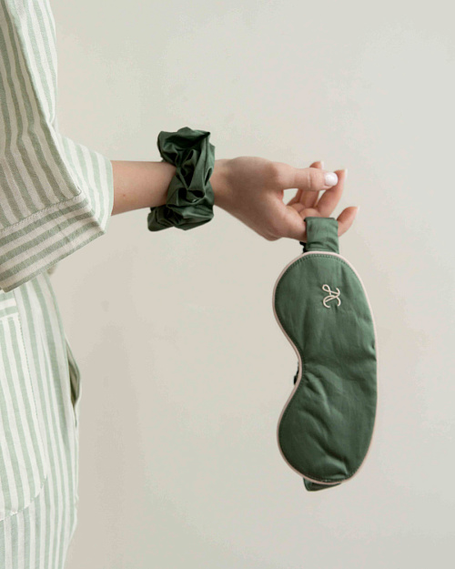 Маска для сна Sleep, оливковый