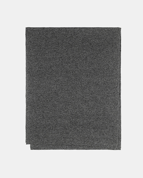 Шарф из шерсти с лиоцеллом, серый