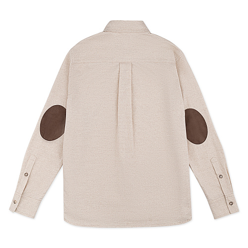 Рубашка Unisex из 100% хлопка, бежевый