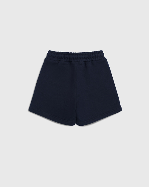 Детские шорты Unisex с вышивкой, синий