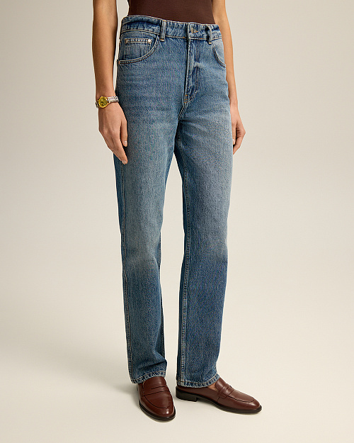 Джинсы прямого кроя Straight, синий