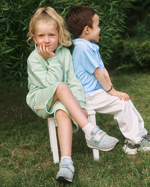 Детские шорты бермуды Unisex, мятный