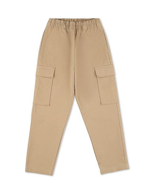 Брюки чинос Unisex из эластичного хлопка, бежевый