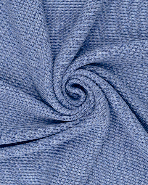 Шарф из шерсти с лиоцеллом, голубой