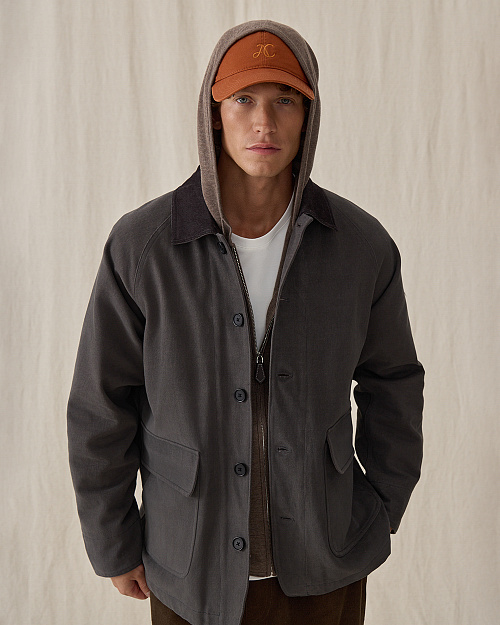 Кепка из 100% хлопка с вышивкой, оранжевый