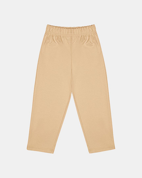 Детские брюки Unisex из хлопка, бежевый