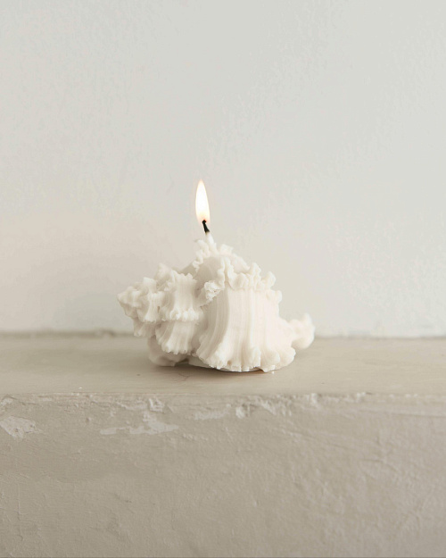 Свеча «Ракушка мурекс», пчелиный воск, 7×6 см