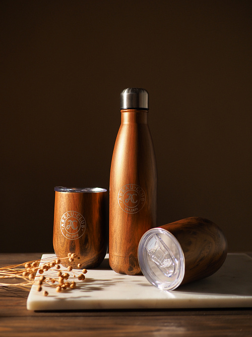 Термос 500 мл, коричневый