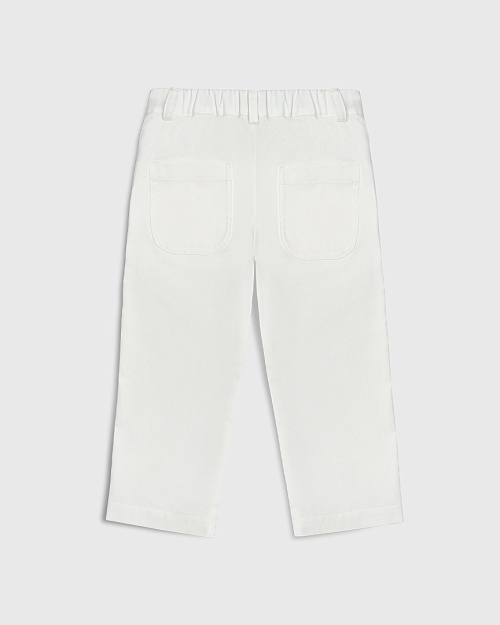 Детские брюки Unisex, белый