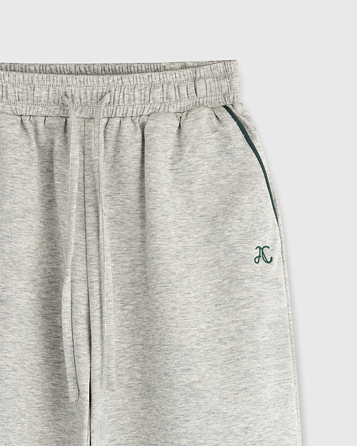 Детские пижамные брюки из хлопка, серый