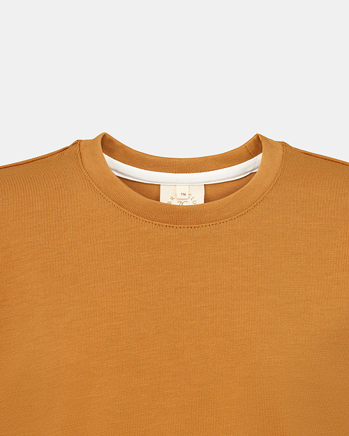 Детская футболка из эластичного хлопкового джерси Unisex, желтый