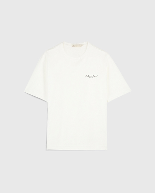 Хлопковая футболка оверсайз Unisex, белый