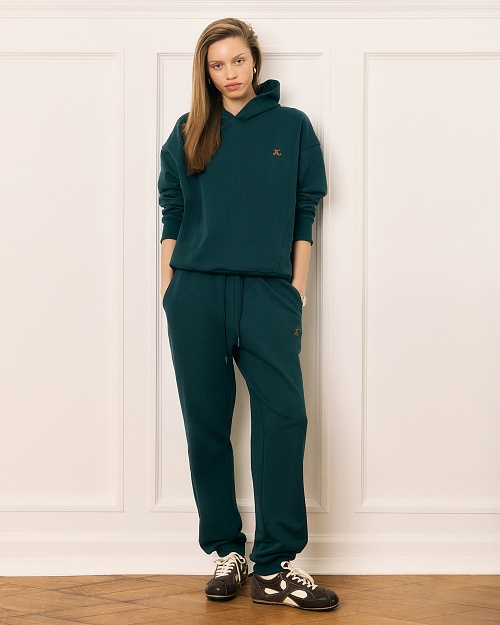 Джоггеры Unisex из 100% хлопка, зеленый