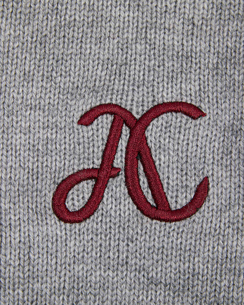 Детский свитер Unisex из шерсти и кашемира, серый меланж