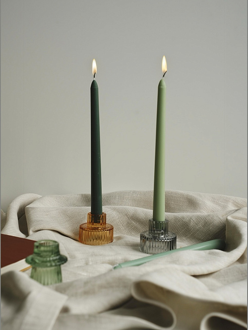 Подсвечник, серый