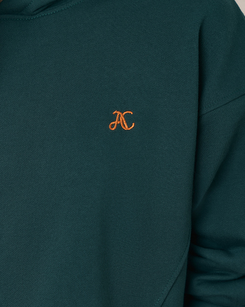 Худи Unisex из 100% хлопка, зеленый