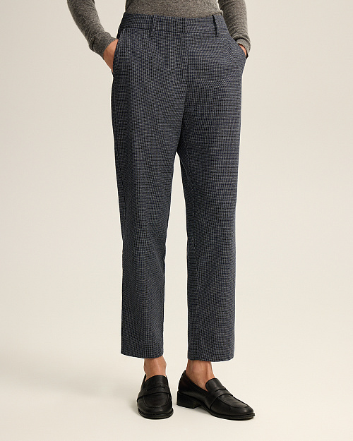 Твидовые брюки, синий