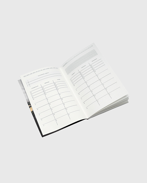 Блокнот еженедельник недатированный, А5, 58 страниц, бежевый