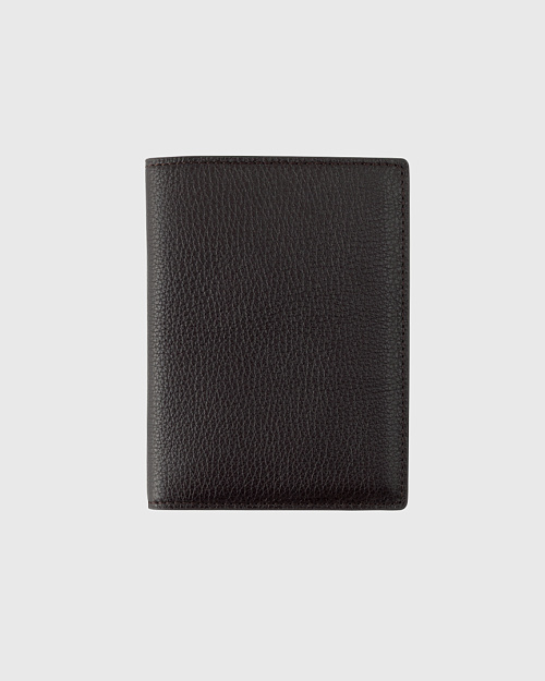 Кожаная обложка для паспорта, коричневый