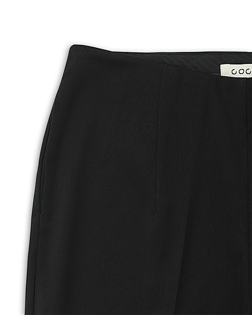 Расклешенные брюки, черный