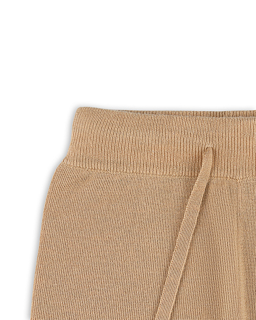 Детские вязаные джоггеры Unisex из шерсти, бежевый