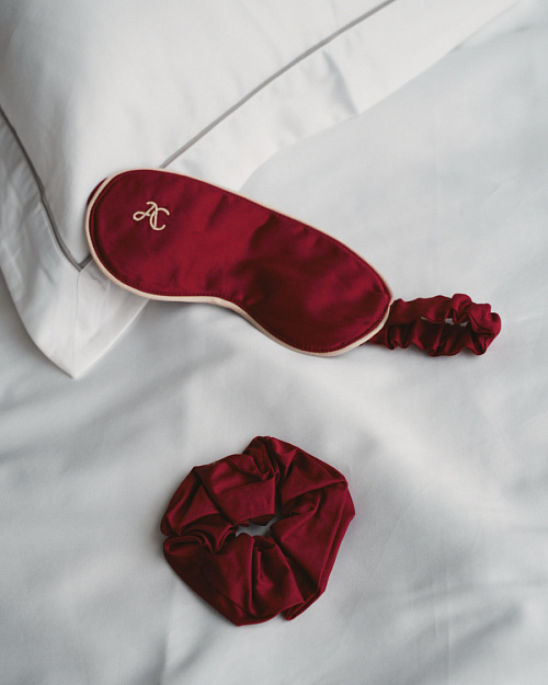 Маска для сна Sleep, винный