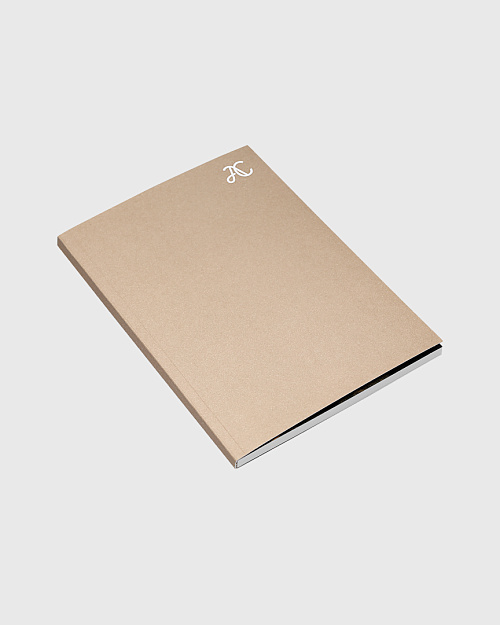 Блокнот еженедельник недатированный, А5, 58 страниц, бежевый