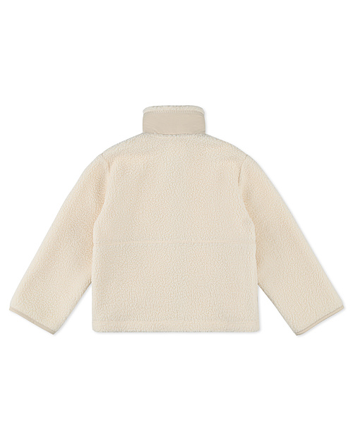 Детская куртка Unisex из флиса с меховым эффектом, молочный