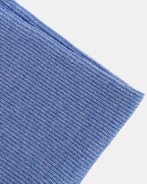 Шарф из шерсти с лиоцеллом, голубой