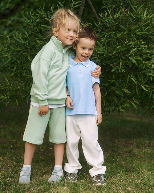 Детские шорты бермуды Unisex, мятный