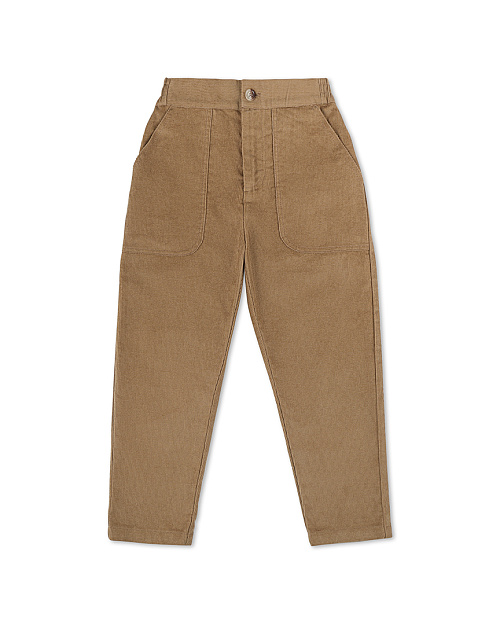 Детские вельветовые брюки Unisex, бежевый