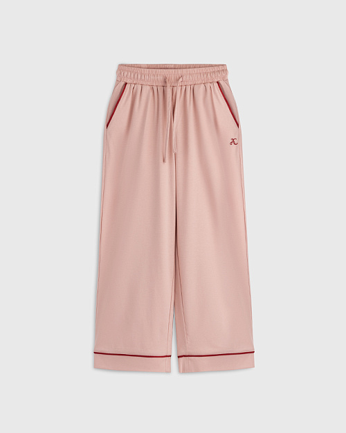 Детские пижамные брюки из хлопка, розовый